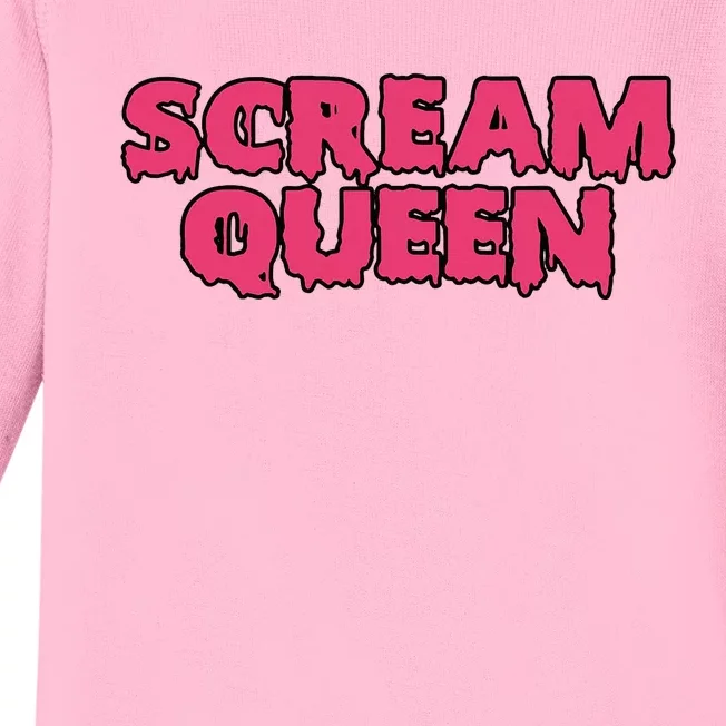 Scream Queen Apparel Happy Halloween Day Baby Long Sleeve Bodysuit