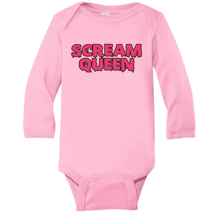 Scream Queen Apparel Happy Halloween Day Baby Long Sleeve Bodysuit