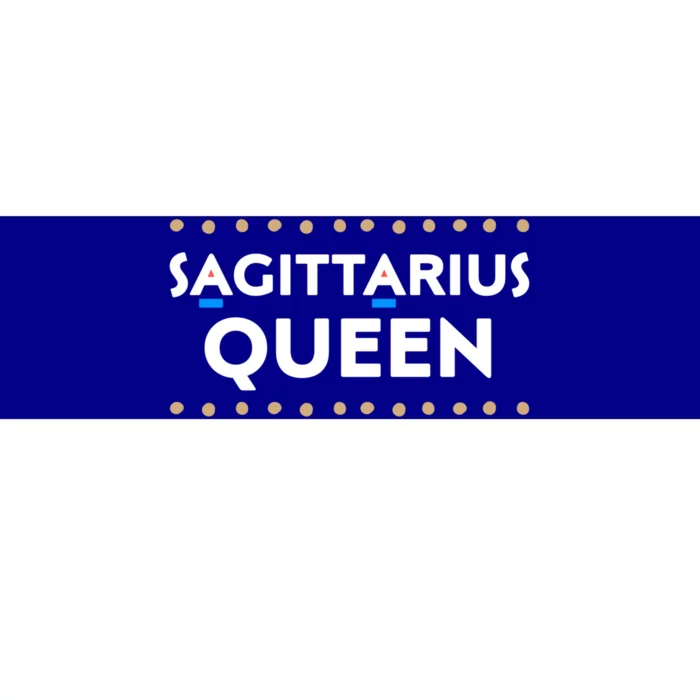 Sagittarius Queen African American Pride Black Melanin Gift Bumper Sticker