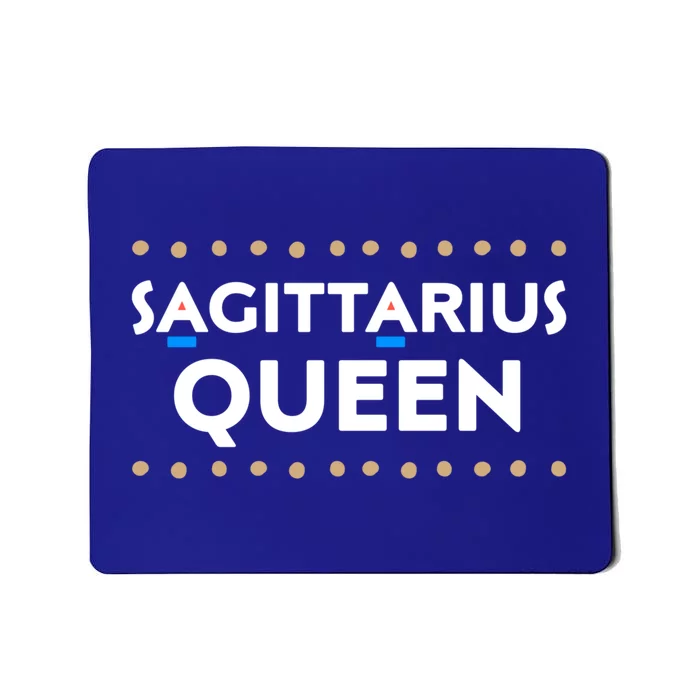 Sagittarius Queen African American Pride Black Melanin Gift Mousepad