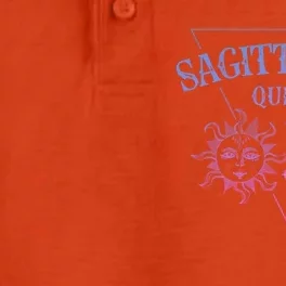 Sagittarius Queen / Blue Sun And Moon Sagittarius Birthday Great Gift Dry Zone Grid Performance Polo