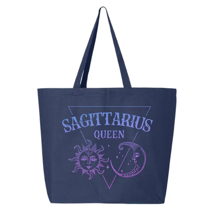 Sagittarius Queen / Blue Sun And Moon Sagittarius Birthday Great Gift 25L Jumbo Tote