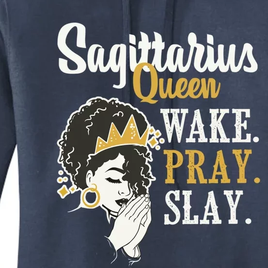 Sagittarius Queen Birthday Zodiac Sign Astrology Sign Great Gift Women's Pullover Hoodie