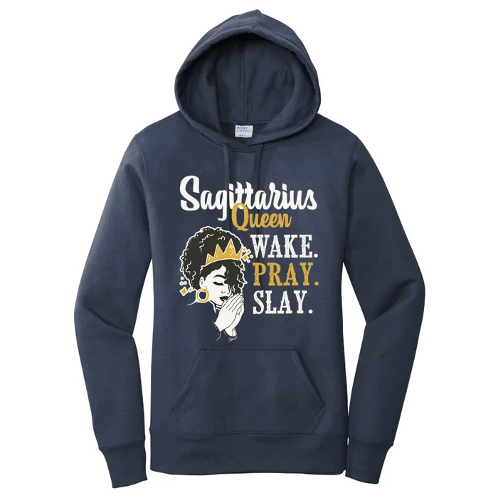 Sagittarius Queen Birthday Zodiac Sign Astrology Sign Great Gift Women's Pullover Hoodie