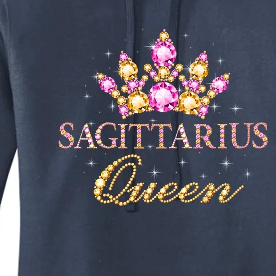 Sagittarius Queen Birthday Cool Gift Astrology Zodiac Sign Gift Women's Pullover Hoodie