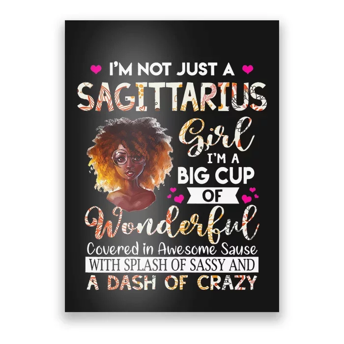 Sagittarius Queens Born in November 22 December 21 Birthday Poster