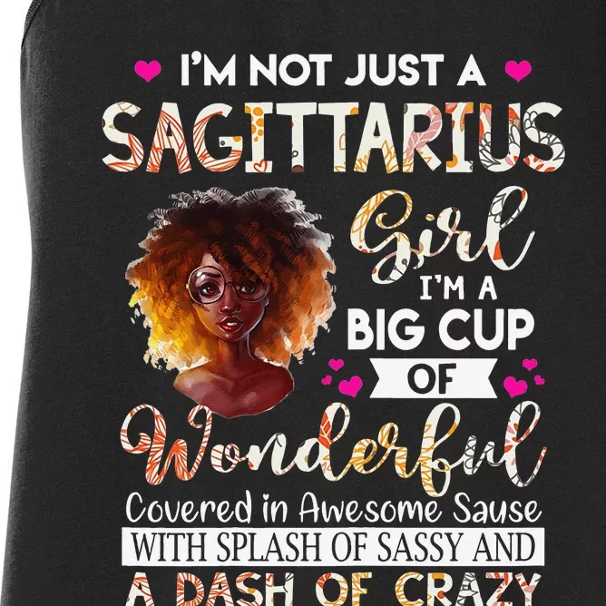 Sagittarius Queens Born in November 22 December 21 Birthday Women's Racerback Tank