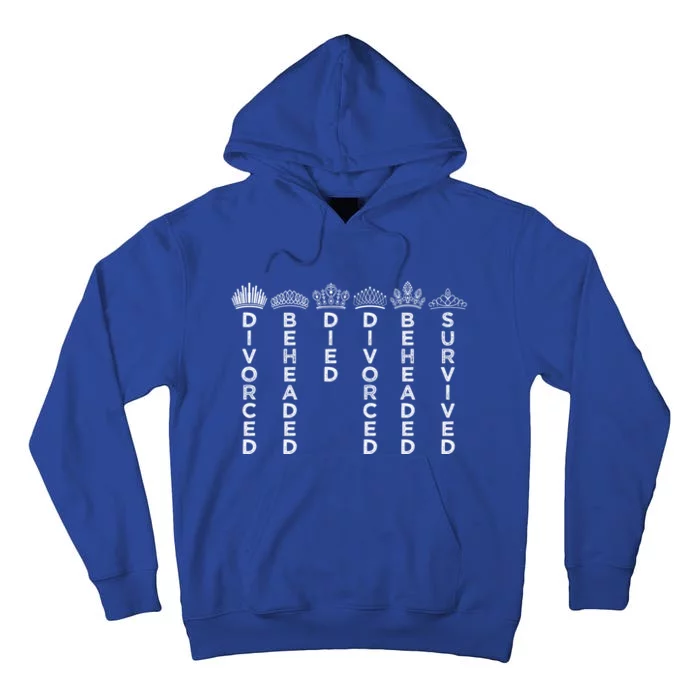 Six Queens Crowns Six: The Musical Gift Tall Hoodie