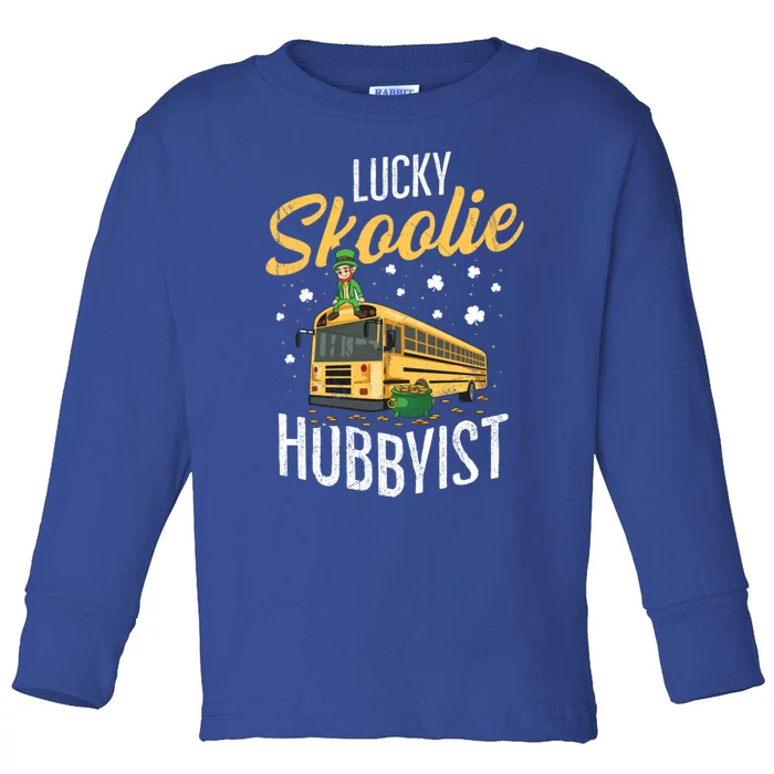 Skoolie Quote Camping Bus Hobbyist Gift Toddler Long Sleeve Shirt