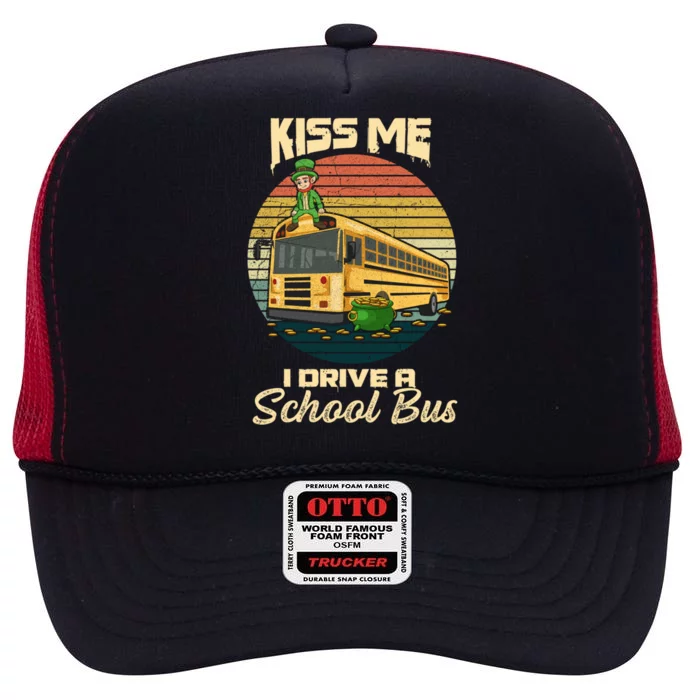 Skoolie Quote Camping Bus Owner Gift High Crown Mesh Trucker Hat