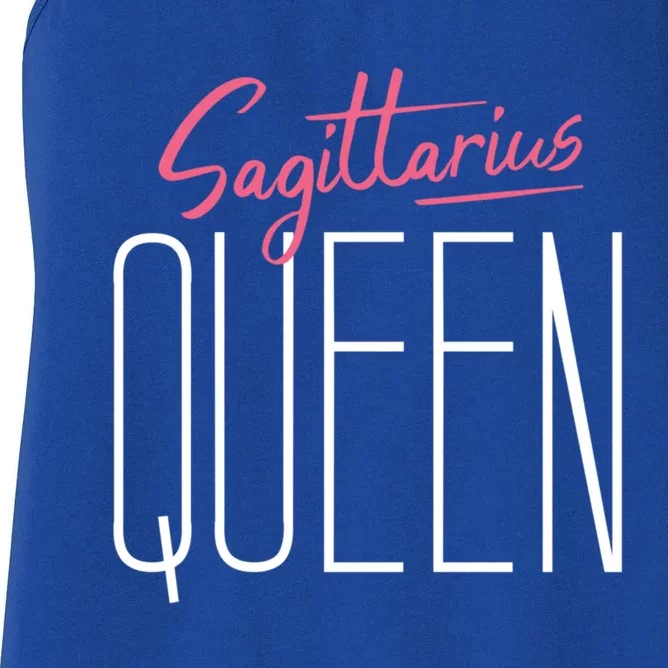 Sagittarius Queen / Classy Sagittarius Quote Design Gift Women's Racerback Tank