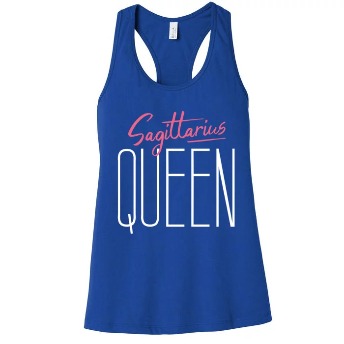 Sagittarius Queen / Classy Sagittarius Quote Design Gift Women's Racerback Tank