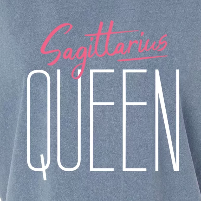 Sagittarius Queen / Classy Sagittarius Quote Design Gift Garment-Dyed Women's Muscle Tee