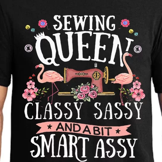 Sewing Queen Classy Sassy And A Bit Smart Assy Sewer Gift Pajama Set