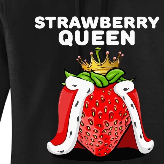 Strawberry Queen for Strawberry Lovers Women's Pullover Hoodie