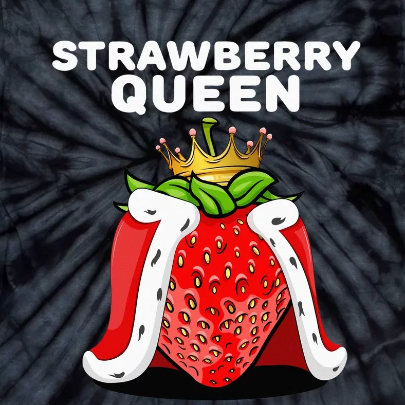 Strawberry Queen for Strawberry Lovers Tie-Dye T-Shirt