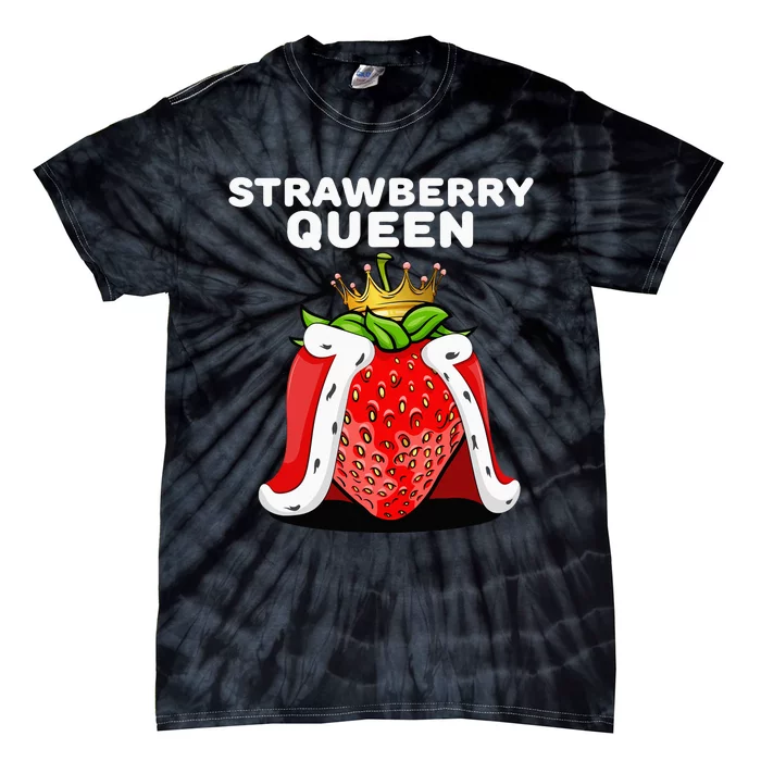 Strawberry Queen for Strawberry Lovers Tie-Dye T-Shirt