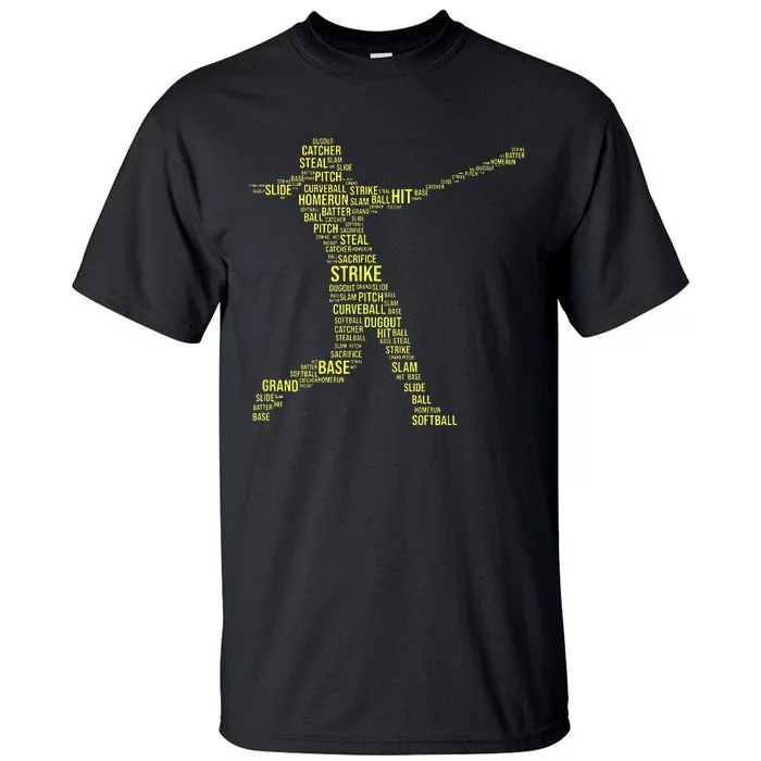 Softball Quote for a Softball Batter Tall T-Shirt