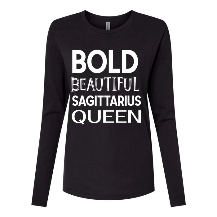 Sagittarius Queen Gift Womens Cotton Relaxed Long Sleeve T-Shirt