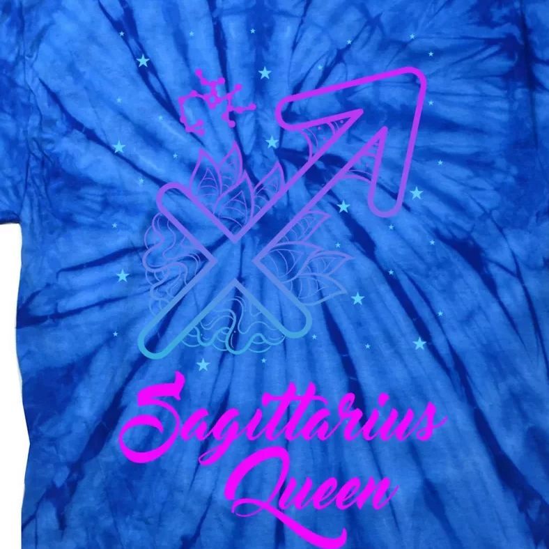 Sagittarius Queen Gift Tie-Dye T-Shirt