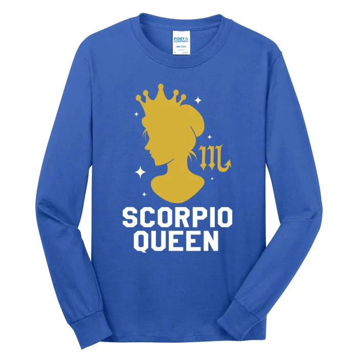 Scorpio Queen Gift Tall Long Sleeve T-Shirt