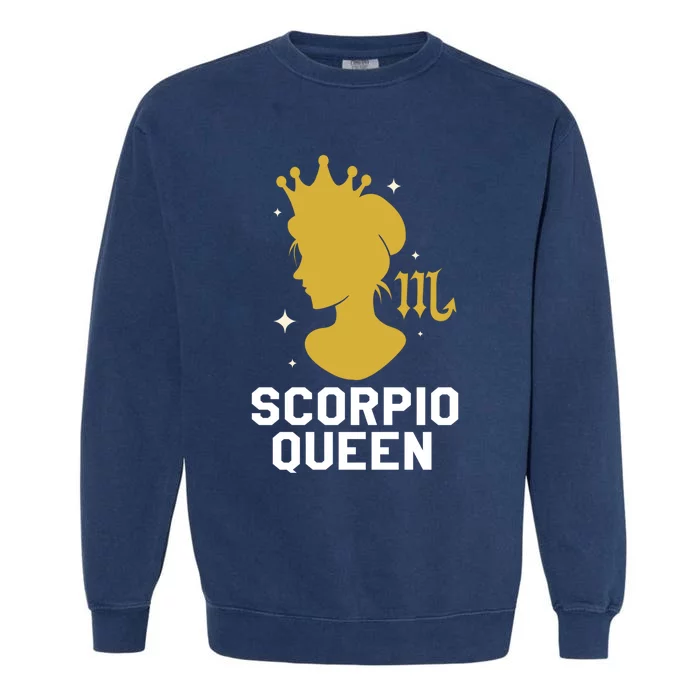 Scorpio Queen Gift Garment-Dyed Sweatshirt