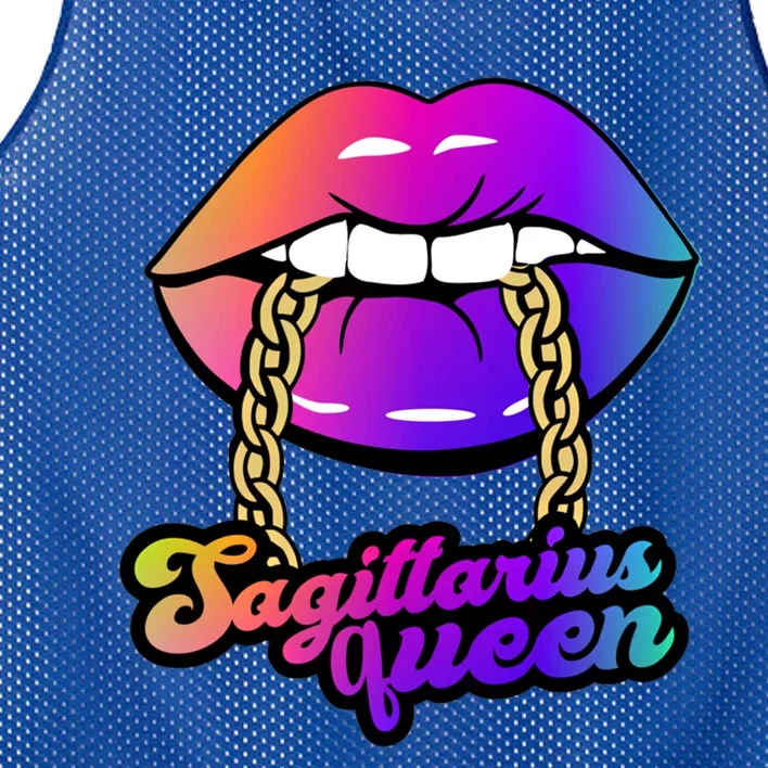 Sagittarius Queen Gift Mesh Reversible Basketball Jersey Tank