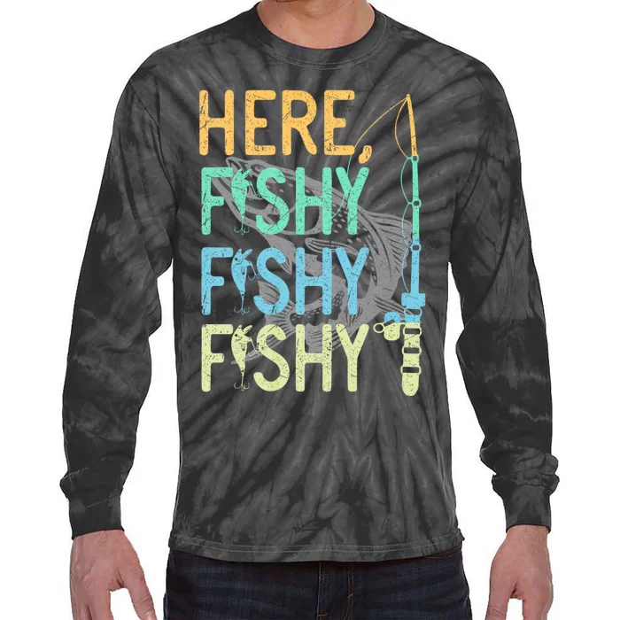 Sarcasm Quotes Hobbies Funny Fishing Gifts For Fisherman Tie-Dye Long Sleeve Shirt