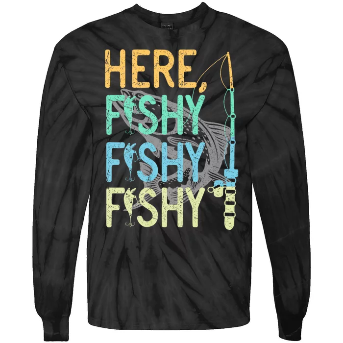 Sarcasm Quotes Hobbies Funny Fishing Gifts For Fisherman Tie-Dye Long Sleeve Shirt