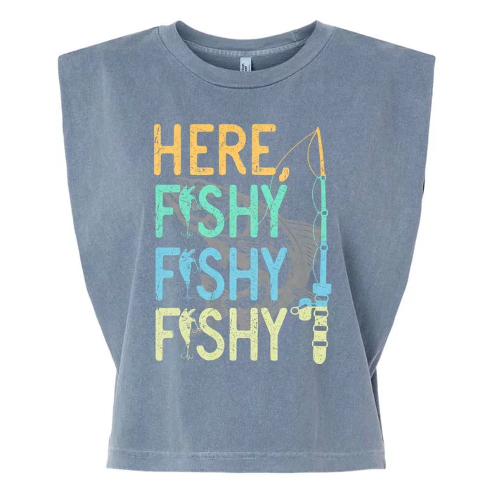 Sarcasm Quotes Hobbies Funny Fishing Gifts For Fisherman Garment-Dyed Women's Muscle Tee