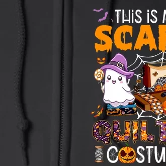 Sewing quilting hallowen this is my scary quilter costume Full Zip Hoodie