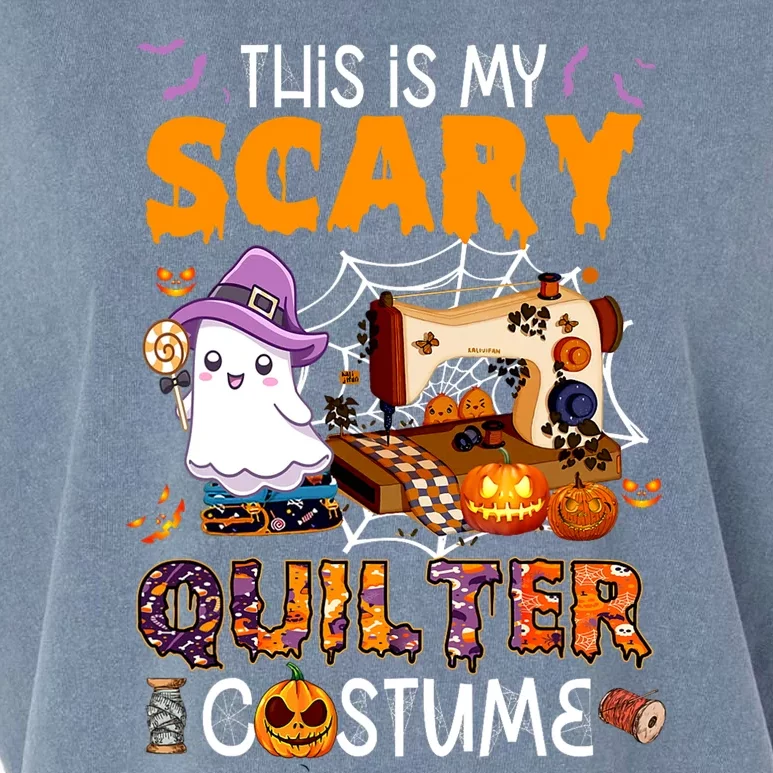 Sewing quilting hallowen this is my scary quilter costume Garment-Dyed Women's Muscle Tee