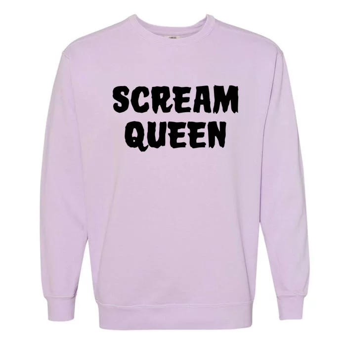 Scream Queen Horror Movie Goth Punk Gift Garment-Dyed Sweatshirt