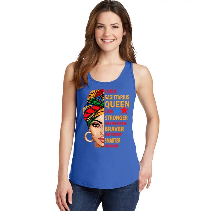 Sagittarius Queen I Am Stronger Gift For Sagittarius Zodiac Gift Ladies Essential Tank