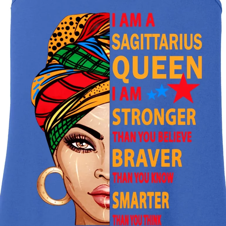 Sagittarius Queen I Am Stronger Gift For Sagittarius Zodiac Gift Ladies Essential Tank