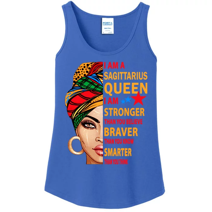 Sagittarius Queen I Am Stronger Gift For Sagittarius Zodiac Gift Ladies Essential Tank