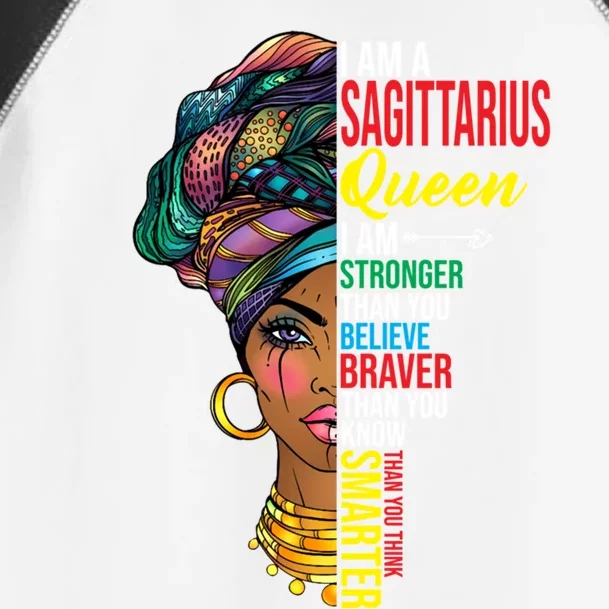 Sagittarius Queen I Am Stronger Birthday For Sagittarius Cool Gift Toddler Fine Jersey T-Shirt