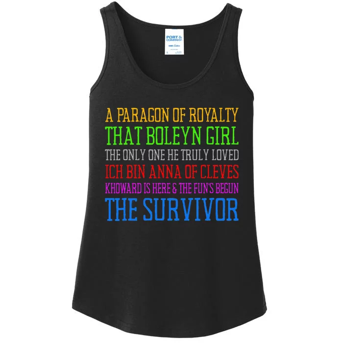 Six Queens Lyrics Six The Musical Ladies Essential Tank