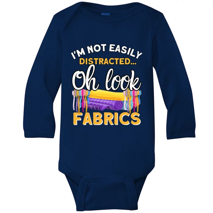 Sewing & Quilting Lover  Sewer Quilters novelty  Sewing Baby Long Sleeve Bodysuit