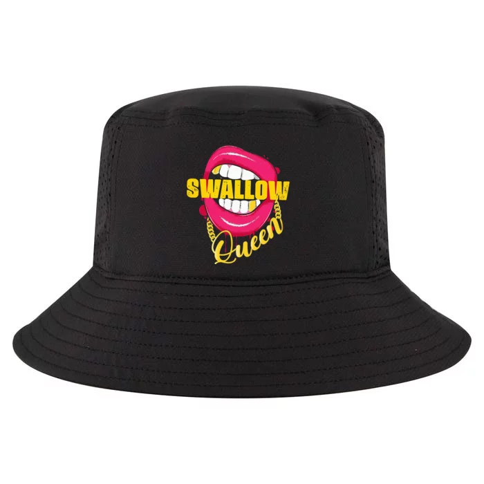 Swallow Queen Lips Golden Necklace Naughty Queen Cool Comfort Performance Bucket Hat