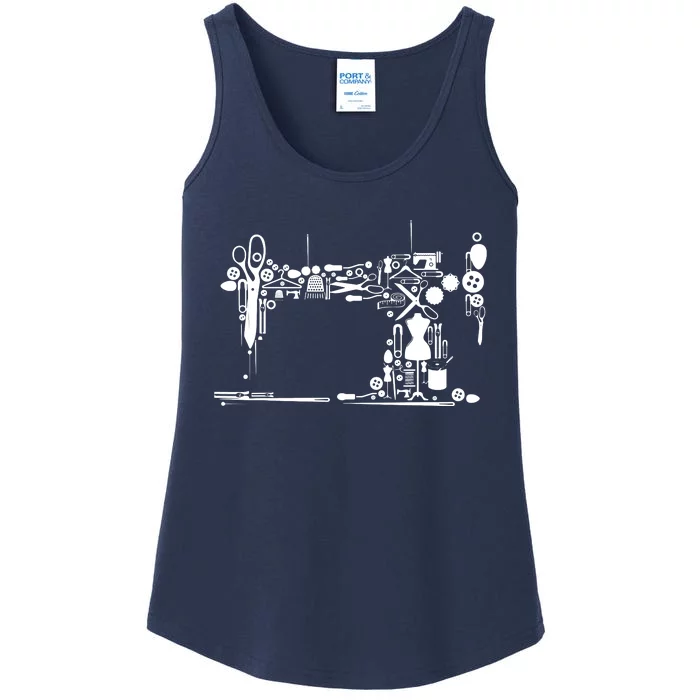 Sewing Quilting Machine Quilters Gift For Sewing Lover Ladies Essential Tank