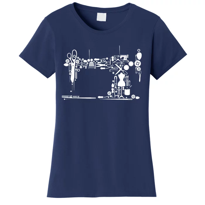 Sewing Quilting Machine Quilters Gift For Sewing Lover Women's T-Shirt