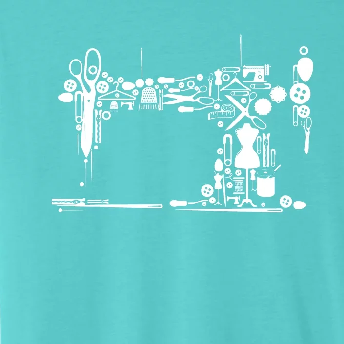 Sewing Quilting Machine Quilters Gift For Sewing Lover ChromaSoft Performance T-Shirt