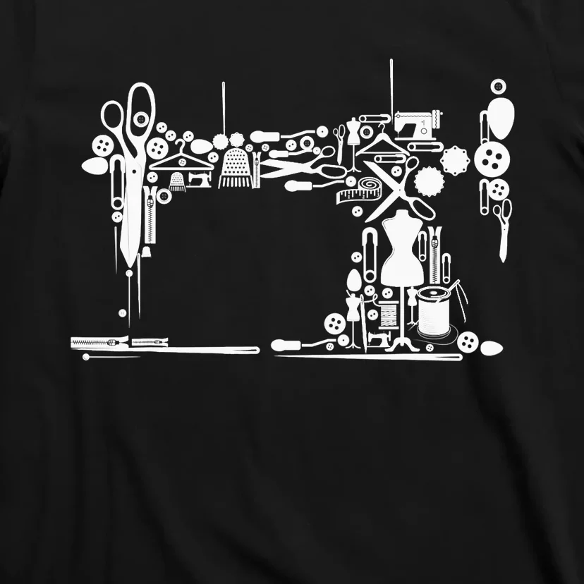 Sewing Quilting Machine Quilters Gift For Sewing Lover T-Shirt