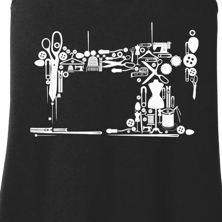 Sewing Quilting Machine Quilters Gift For Sewing Lover Ladies Essential Tank