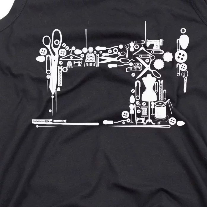 Sewing Quilting Machine Quilters Gift For Sewing Lover Tank Top