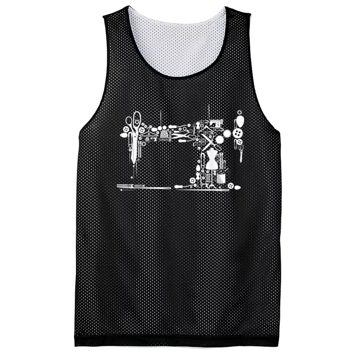 Sewing Quilting Machine Quilters For Sewing Lover Mesh Reversible Basketball Jersey Tank