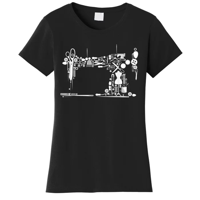 Sewing Quilting Machine Quilters For Sewing Lover Women's T-Shirt