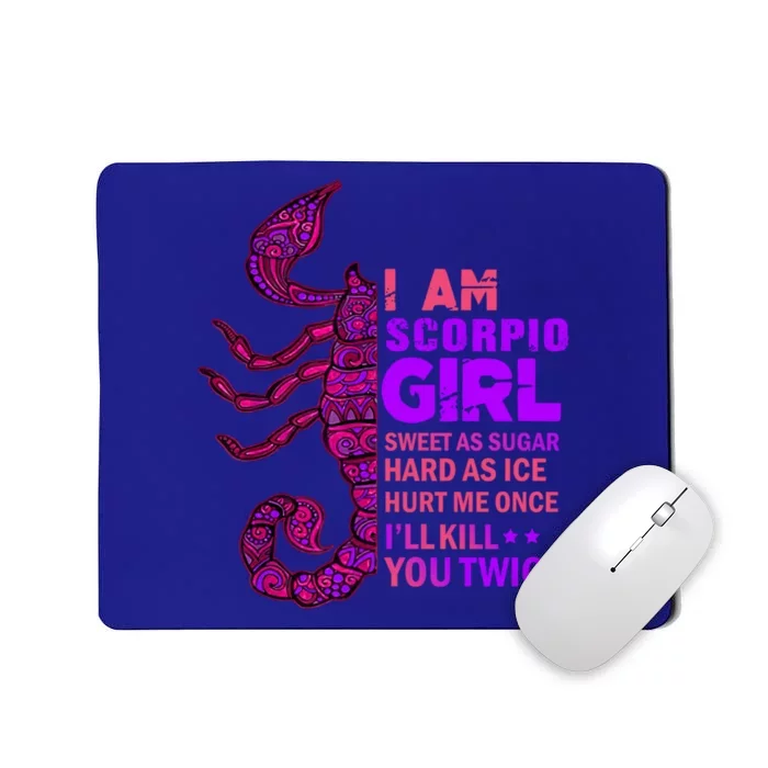 Scorpio Queen October November Scorpion Birthday Zodiac Cool Gift Mousepad