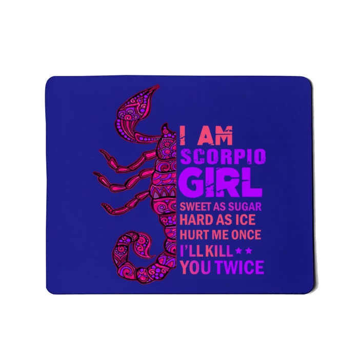 Scorpio Queen October November Scorpion Birthday Zodiac Cool Gift Mousepad